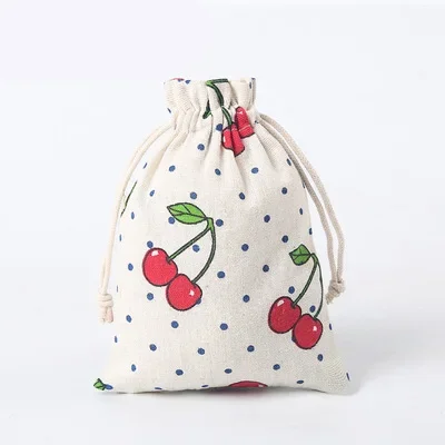 Jute Bag Packaging - 100pcs 패턴 스타일 황마 가방 자루