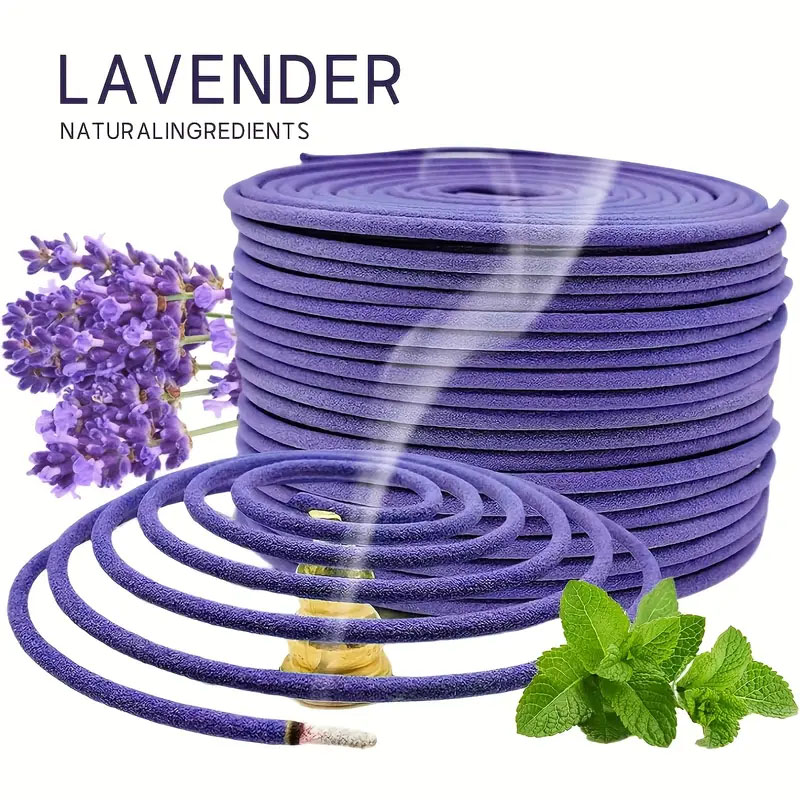 Uv Inhibitor Candle - 부겐빌레아 아로마테라피 인센스 롤 - 20/40/60/80개입