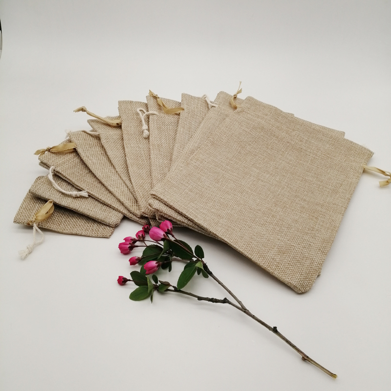 200pcs 프리미엄 삼베 가방 선물 파우치 여성용 보 - Jute Bag Packaging 리뷰 및 가격