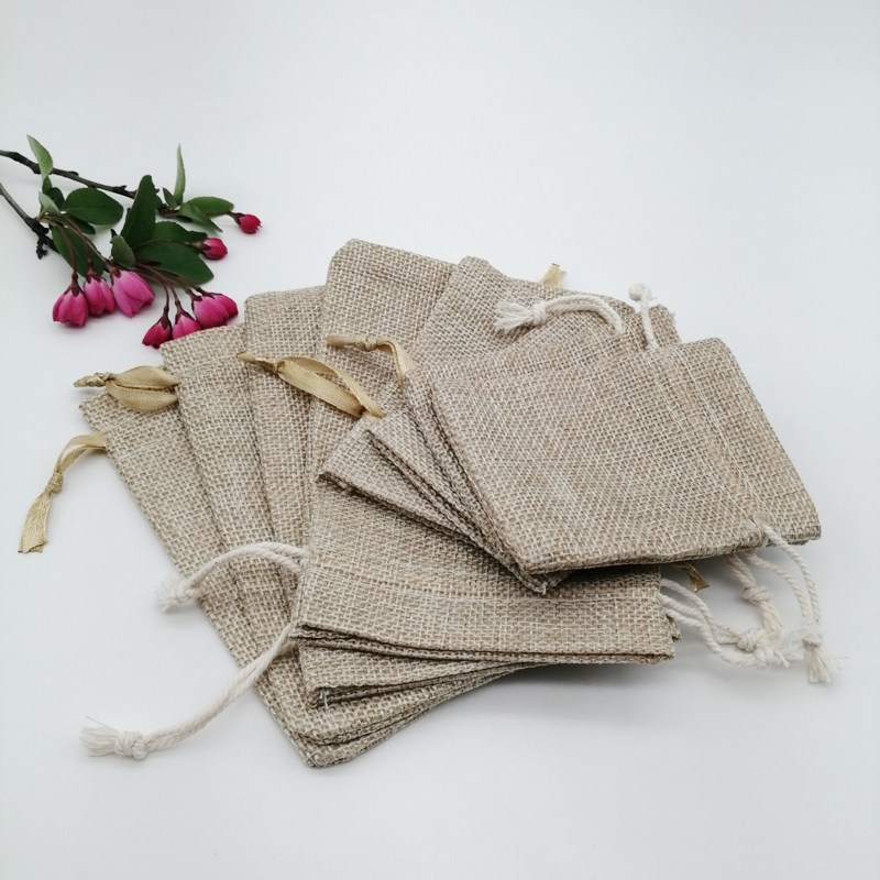 200pcs 프리미엄 삼베 가방 선물 파우치 여성용 보 - Jute Bag Packaging 리뷰 및 가격
