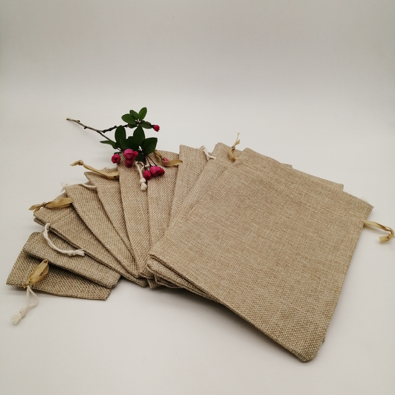 200pcs 프리미엄 삼베 가방 선물 파우치 여성용 보 - Jute Bag Packaging 리뷰 및 가격