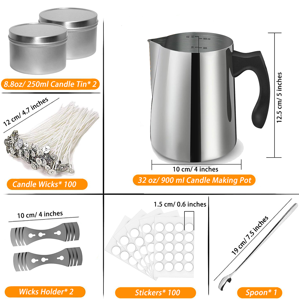 양초 만들기 스타터 키트 용품 포함 양초 만들기 붓는  - Candle Making Thermometer 리뷰 및 가격