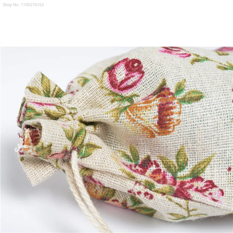 100pcs 작은 헝겊 가방 코 튼 Drawstring - Jute Bag Packaging 리뷰 및 가격