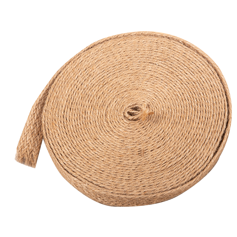 10M/롤 플랫 브레이디드 주트 코드 내추럴 주트 브레 - Jute Bag Packaging 리뷰 및 가격
