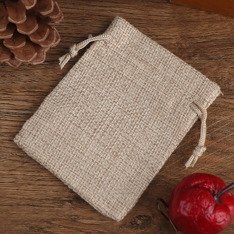 50PCS 13X18/10X15/9X12/7X9CM D - Jute Bag Packaging 리뷰 및 가격