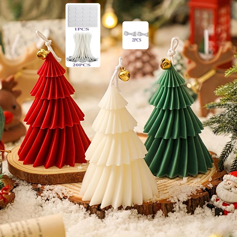 크리스마스 트리 실리콘 캔들 몰드 키트 DIY 에폭시  - Candle Making Kit Xmas 리뷰 및 가격