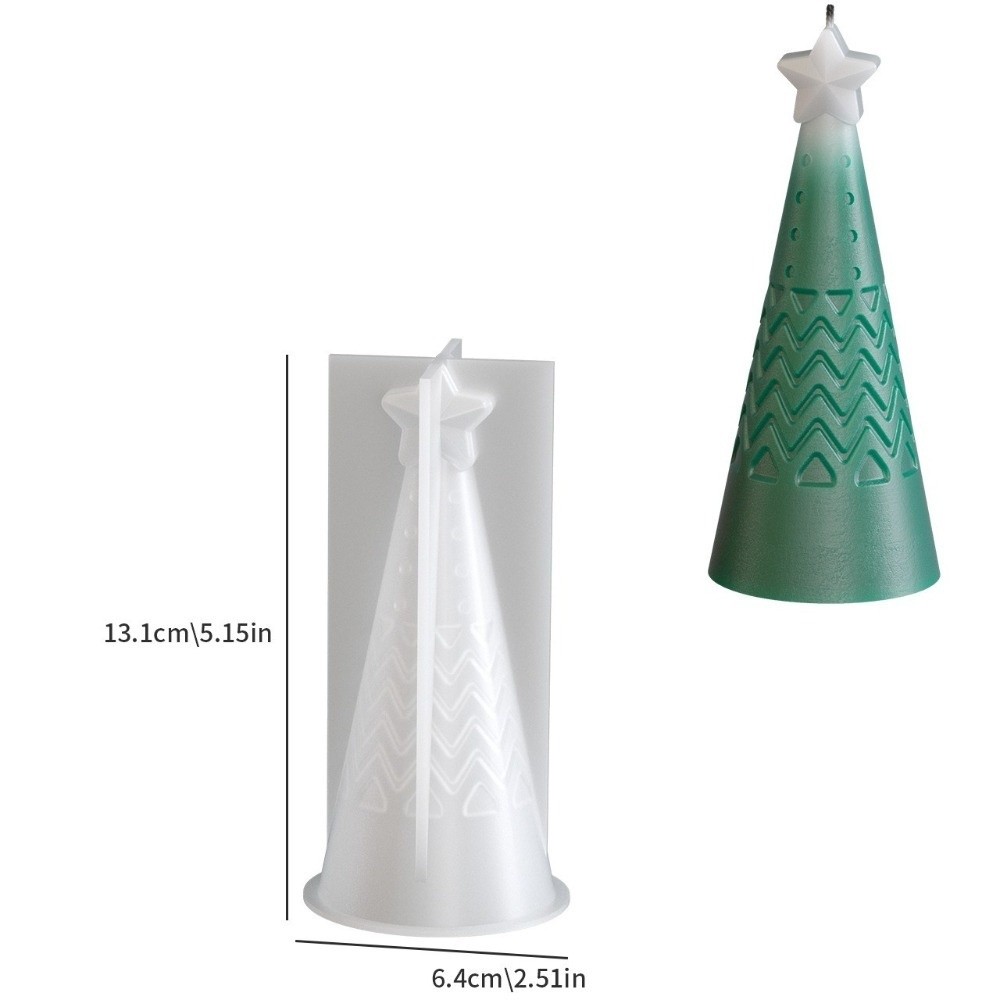 실리콘 크리스마스 콘 캔들 몰드 크리스탈 DIY 공예  - Candle Making Kit Xmas 리뷰 및 가격