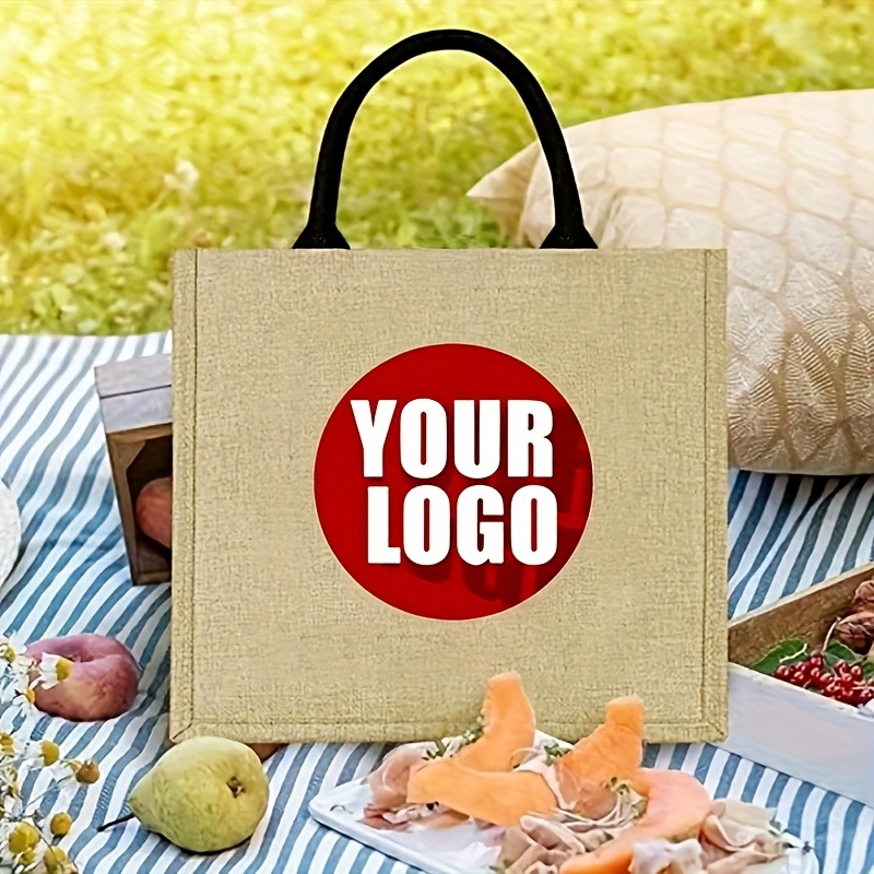 맞춤형 황마 토트백, 개인 맞춤형 대형 포장 재사용 가 - Jute Bag Packaging 리뷰 및 가격