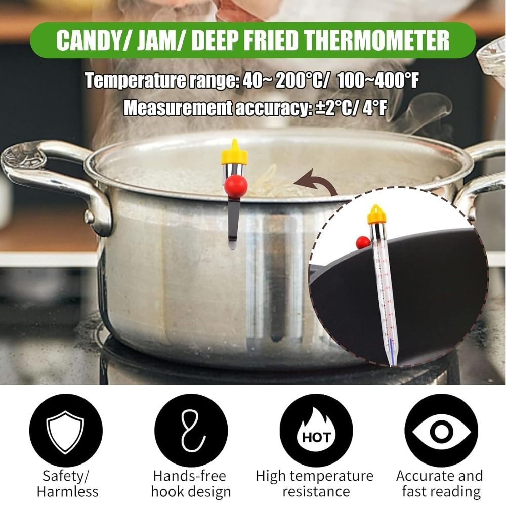 50-200 ℃   캔디 온도계 즉시 판독 가능, 냄비 - Candle Making Thermometer 리뷰 및 가격