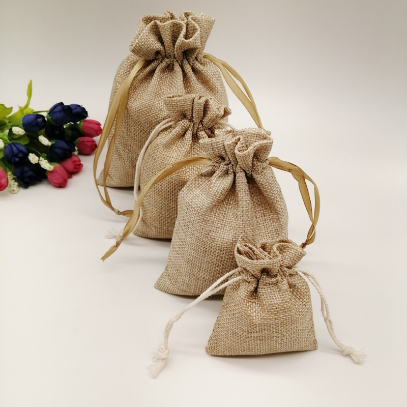 패브릭 황마 가방 선물 포장 가방 선물 가방, 드로스트 - Jute Bag Packaging 리뷰 및 가격