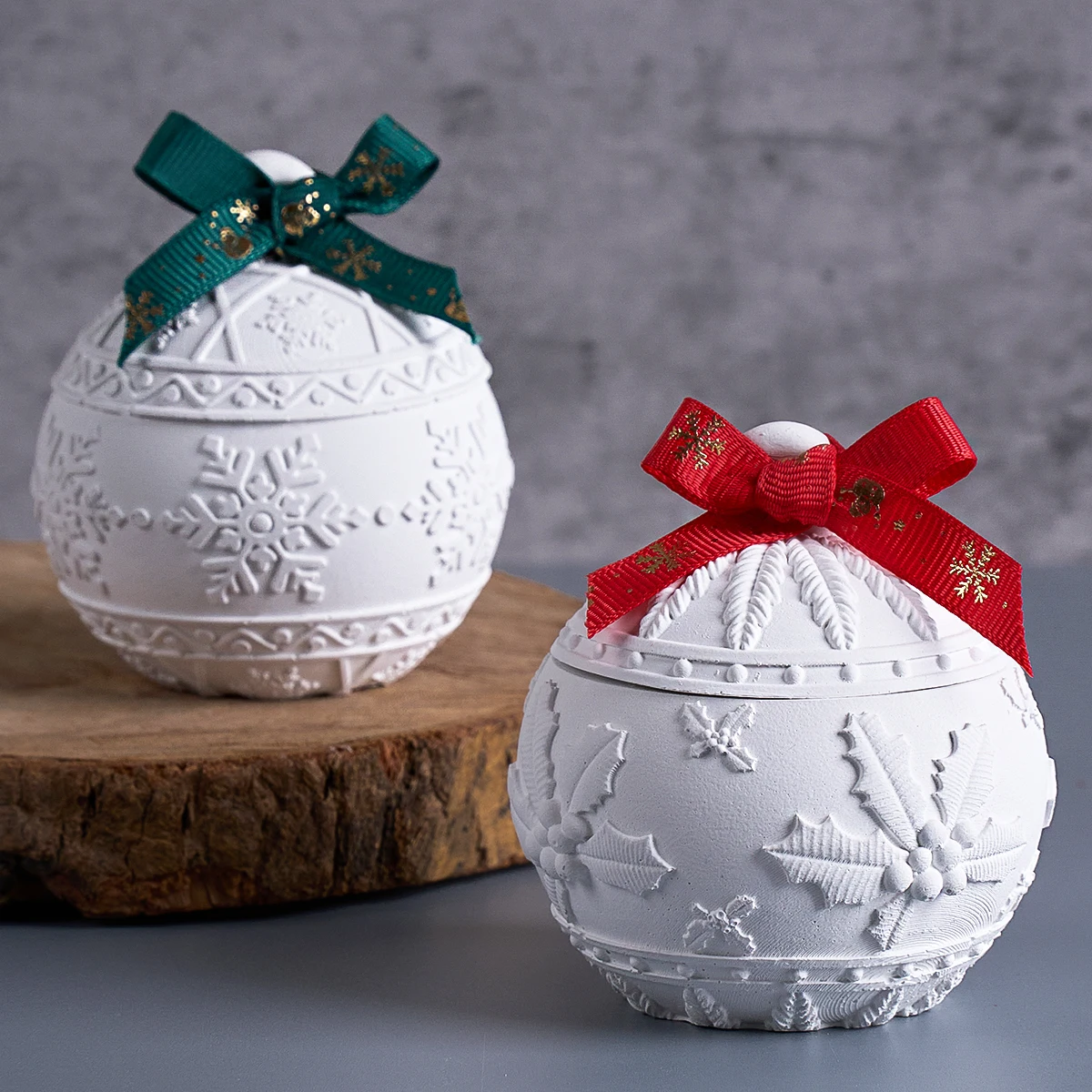 크리스마스 라운드 볼 캔들 병 실리콘 몰드 DIY 릴리 - Candle Making Kit Xmas 리뷰 및 가격