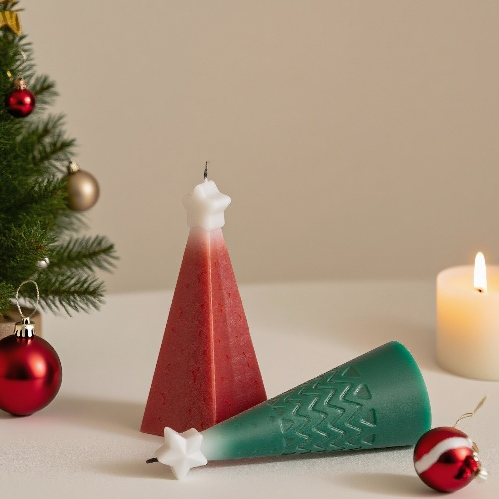 실리콘 크리스마스 콘 캔들 몰드 에폭시 레진 크리스탈  - Candle Making Kit Xmas 리뷰 및 가격