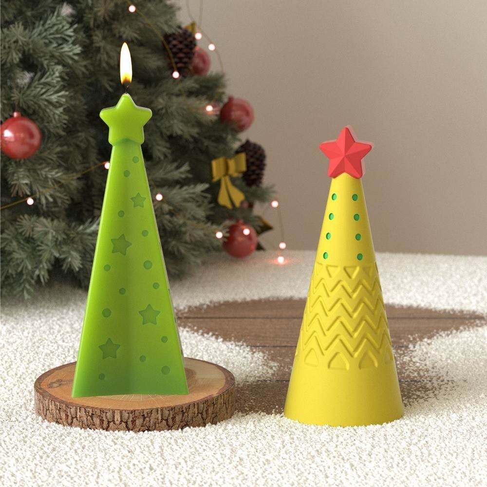 실리콘 크리스마스 콘 캔들 몰드 크리스탈 DIY 공예  - Candle Making Kit Xmas 리뷰 및 가격
